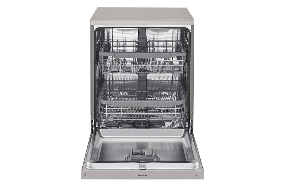 LG 14 Place QuadWash® Dishwasher in Platinum Steel Finish, XD4B14PS